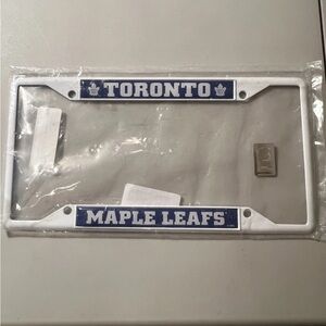 Toronto Maple Leafs White & Blue License Plate Frame - Holder